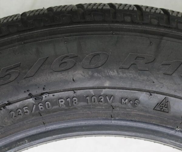 2x 235/60R18 103V PIRELLI SCORPION WINTER N0 WINTERREIFEN #1V1R – Bild 5