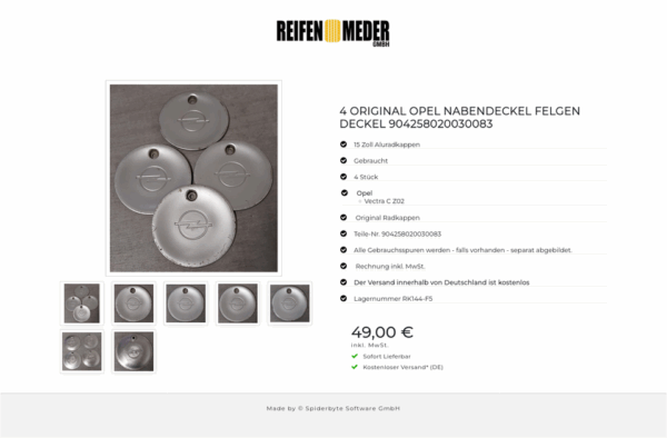 4 ORIGINAL OPEL NABENDECKEL FELGEN DECKEL 904258020030083 #1T9O – Bild 8
