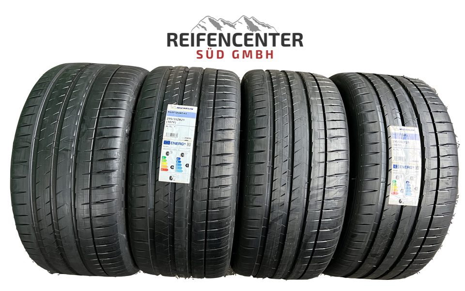 4x 295/35R21 107Y MICHELIN PILOT SPORT 4S SOMMERREIFEN NEU #1PLB