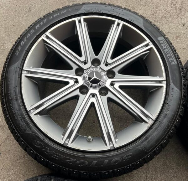 4 ORIGINAL 17" ALU WINTERRÄDER MERCEDES BENZ SLK W172 R172  #1V5N – Bild 5