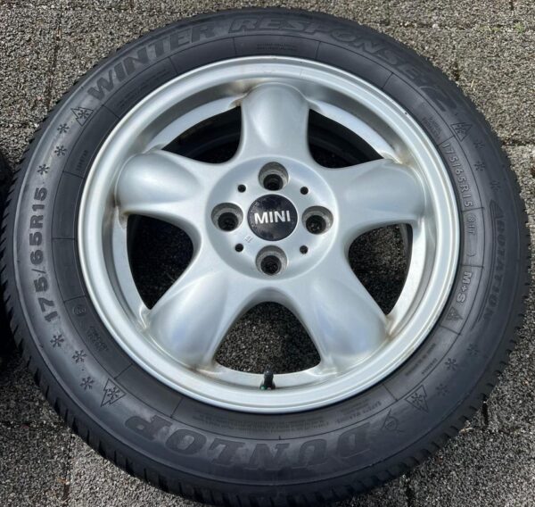 4 ORIGINAL 15" ALUFELGEN FELGEN MINI ONE R52 F56 R57 5,5x15 #1ZKM – Bild 6