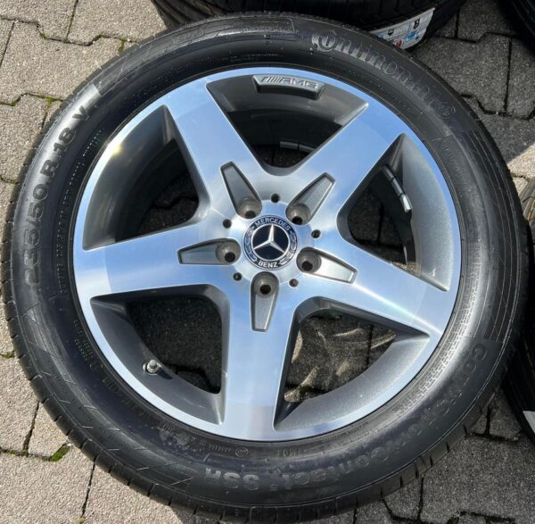 4 ORIGINAL 18" ALU SOMMERRÄDER MERCEDES GLA X156 AMG NEU #1N8E – Bild 3