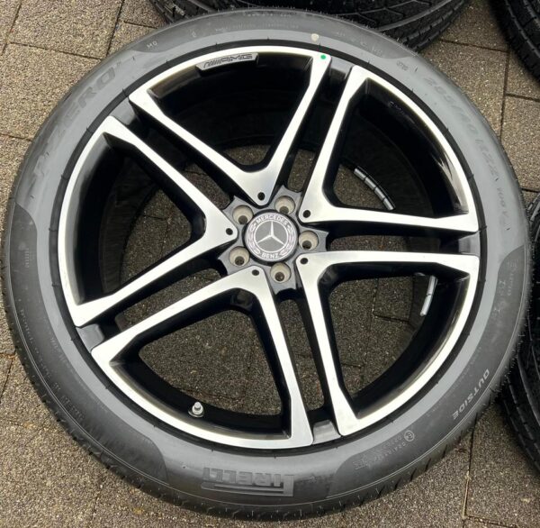 4 ORIGINAL 22" ALU SOMMERRÄDER MERCEDES GLE COUPE C292 A292 #1RLK – Bild 3