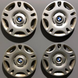 4 ORIGINAL 15" RADKAPPEN BMW 3ER REIHE E36 E46 36131094158 #1BJK