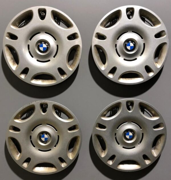 4 ORIGINAL 15" RADKAPPEN BMW 3ER REIHE E36 E46 36131094158 #1BJK