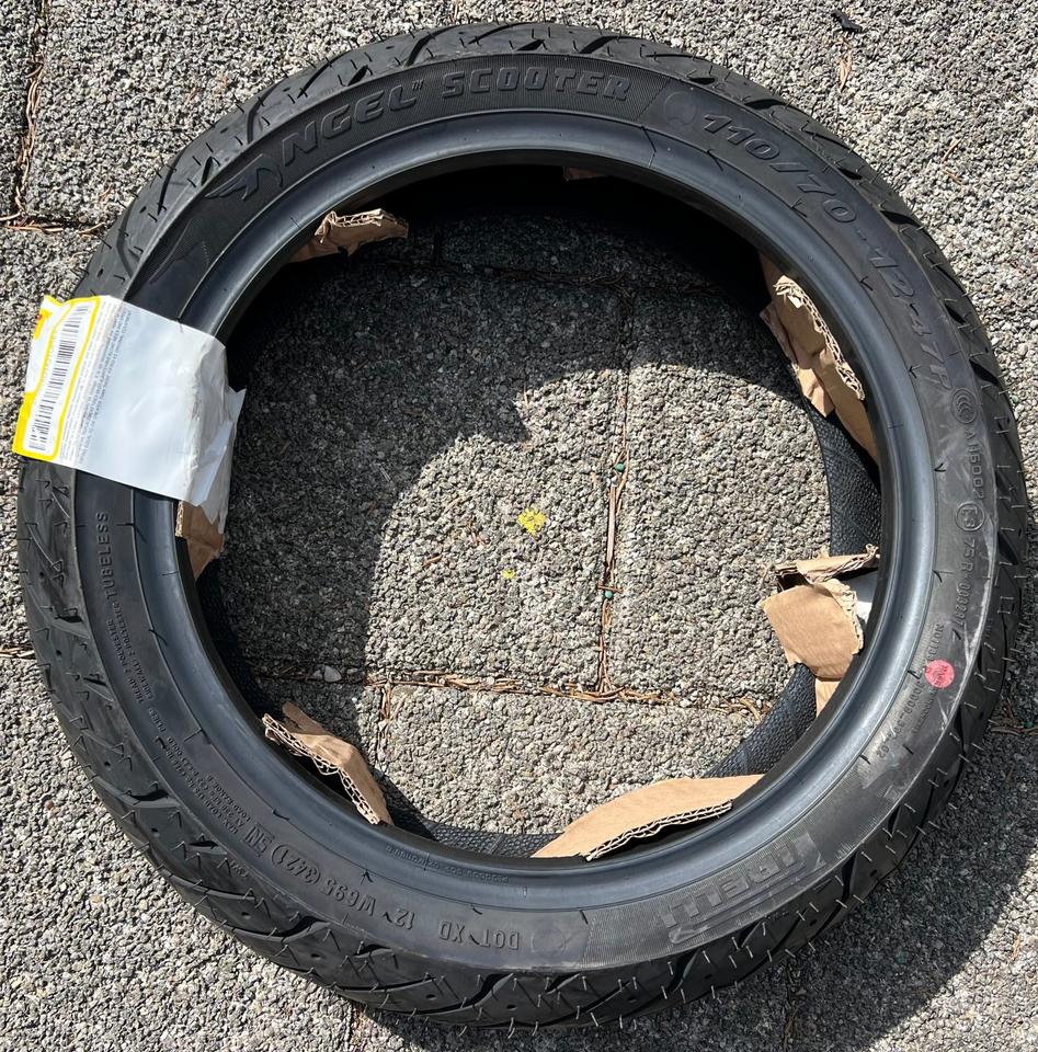 1 X 110/70-12 47P PIRELLI ANGEL SCOOTER FRONT NEU 2021 FREIHAUS – Bild 2