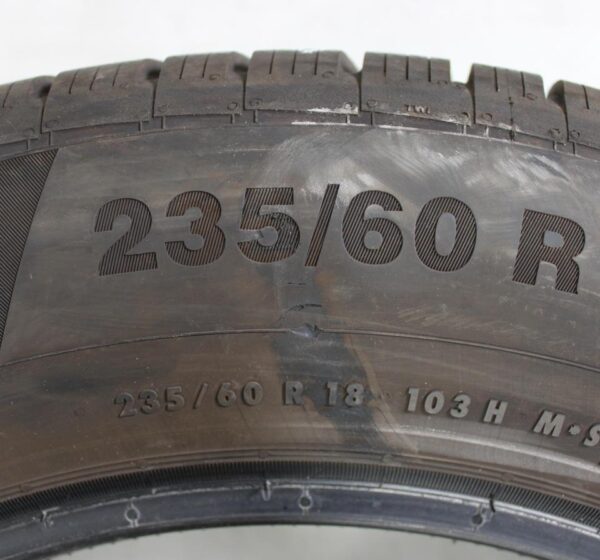 1x 235/60R18 103H CONTINENTAL WINTERREIFEN 8MM 2023 MO #1N5C – Bild 4