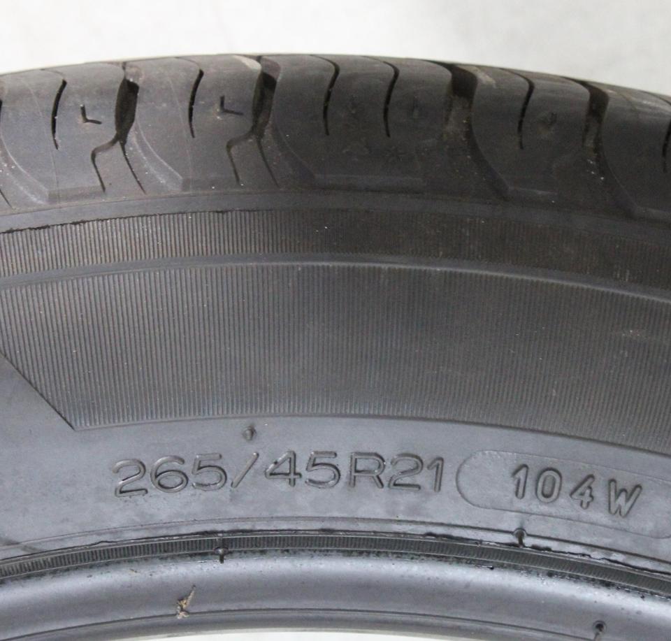 4x 265/45R21 104W MICHELIN SOMMERREIFEN 7MM 2018 LR, LRD #21BP – Bild 6