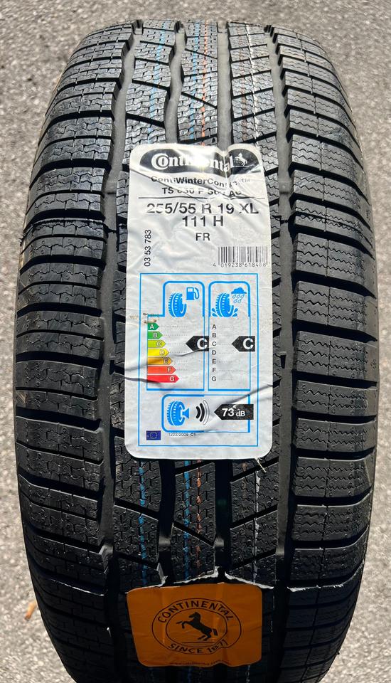 1 x 255/55R19 111H CONTINENTAL WINTER CONTACT TS830P NEU #1XQW