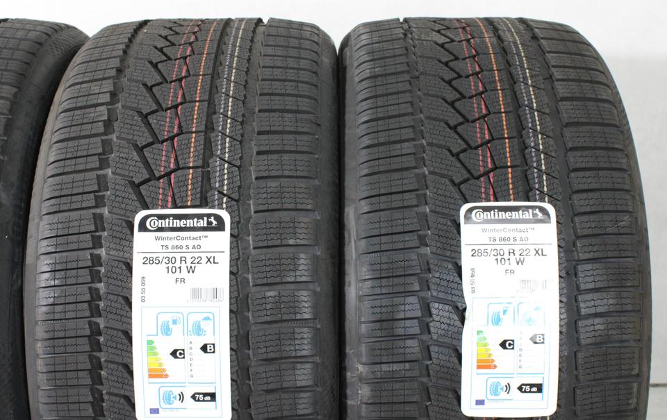 4x 285/30R22 101W CONTINENTAL TS860S WINTERREIFEN 2019 NEU #20FK – Bild 3