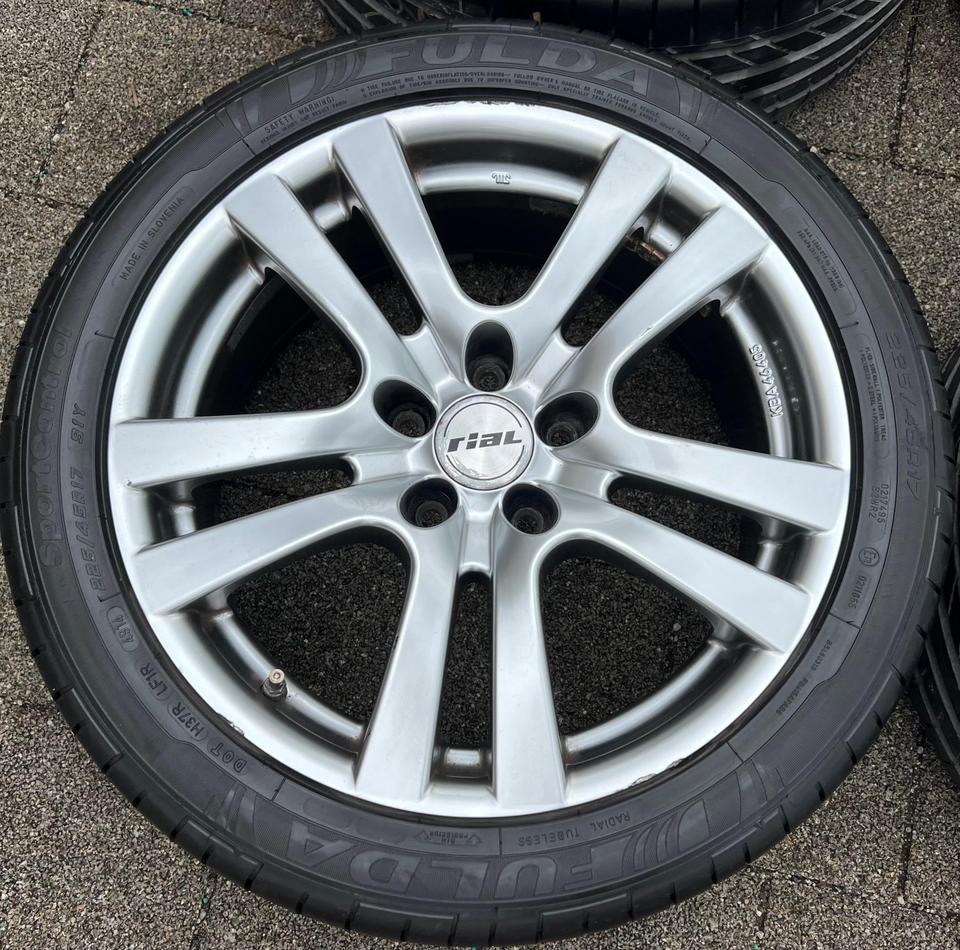 ALU 17" SOMMERRÄDER AUDI A4 8E 8H SKODA SUPERB II VW PASSAT #1ZCH – Bild 3