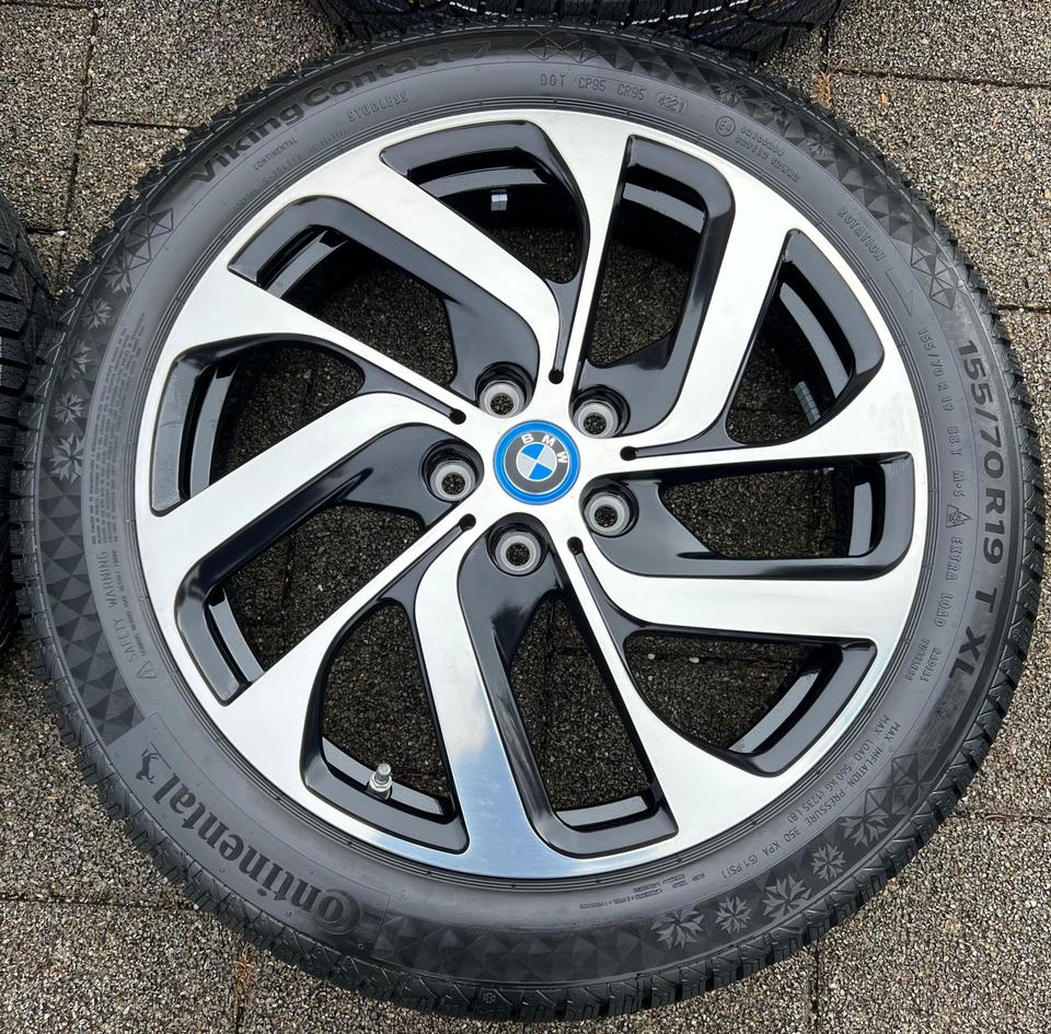 4X ORIGINAL 19" ALU WINTERRÄDER BMW i3 STYLING 428 RDK NEU #1N8A – Bild 3