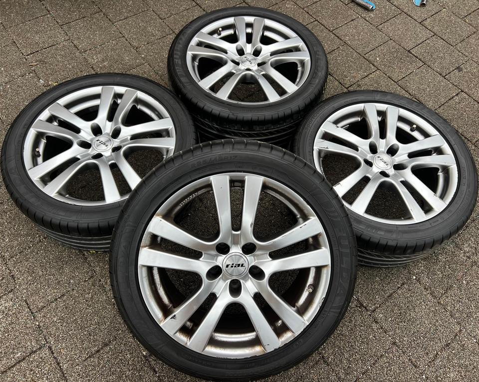 ALU 17" SOMMERRÄDER AUDI A4 8E 8H SKODA SUPERB II VW PASSAT #1ZCH