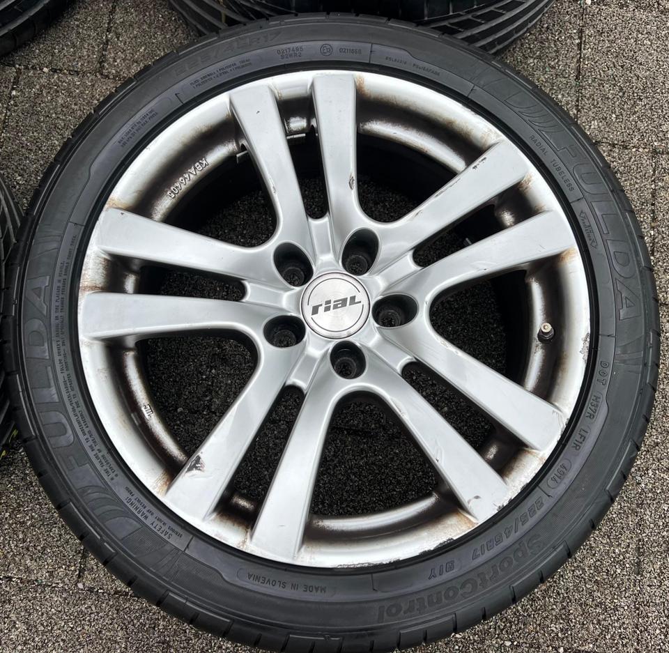 ALU 17" SOMMERRÄDER AUDI A4 8E 8H SKODA SUPERB II VW PASSAT #1ZCH – Bild 5