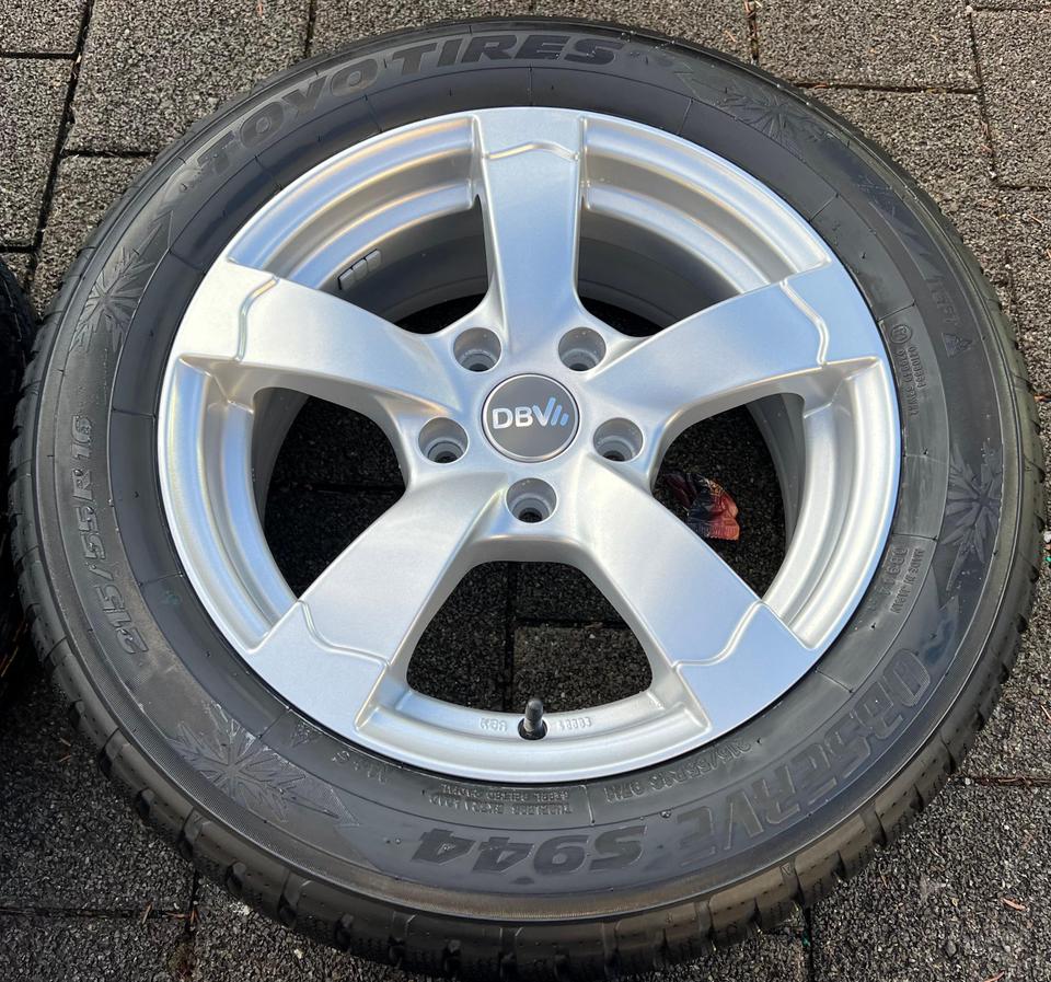 ALU WINTERRÄDER AUDI A4 8E SKODA YETI VW PASSAT EOS SHARAN #1PZS – Bild 5