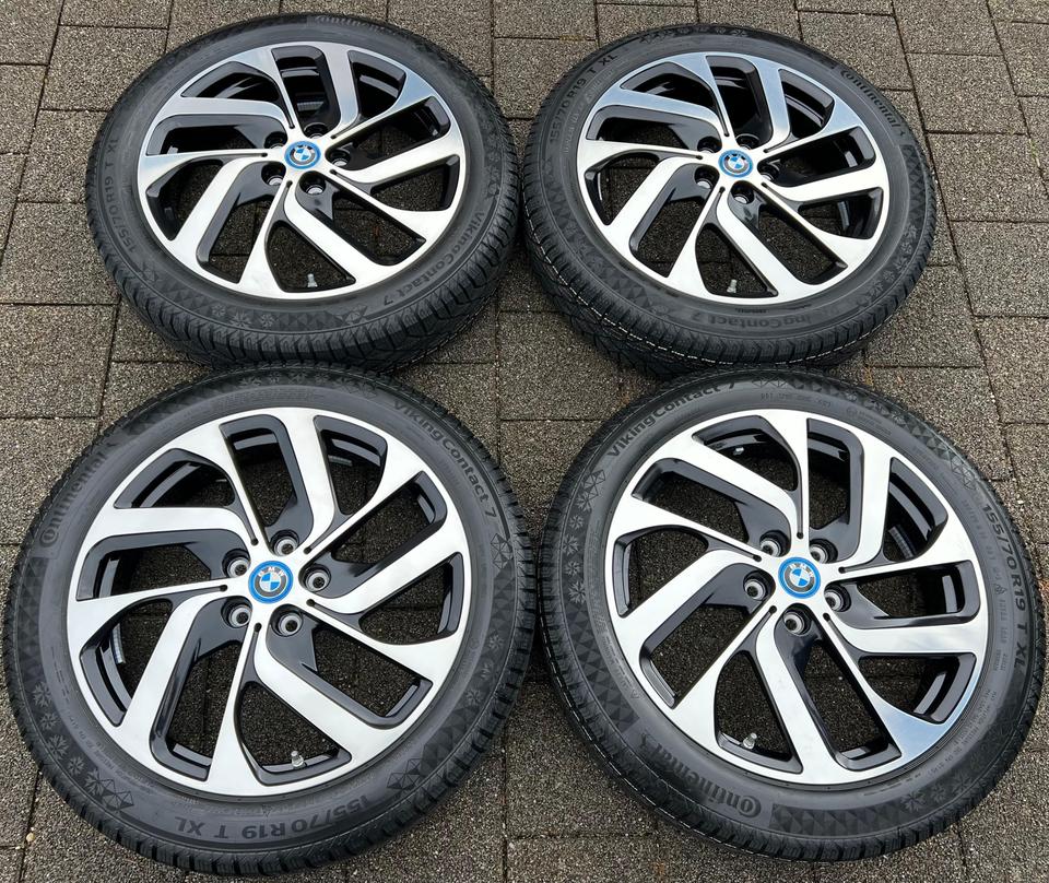 4X ORIGINAL 19" ALU WINTERRÄDER BMW i3 STYLING 428 RDK NEU #1N8A – Bild 2