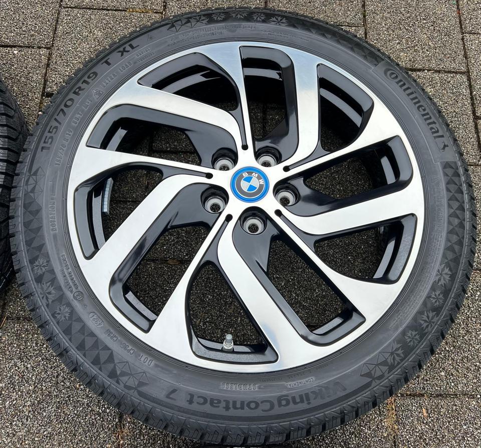 4X ORIGINAL 19" ALU WINTERRÄDER BMW i3 STYLING 428 RDK NEU #1N8A – Bild 4