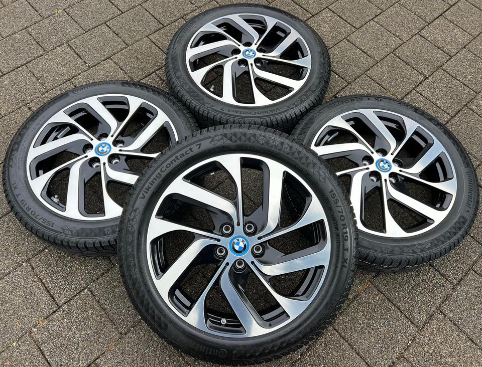 4X ORIGINAL 19" ALU WINTERRÄDER BMW i3 STYLING 428 RDK NEU #1N8A