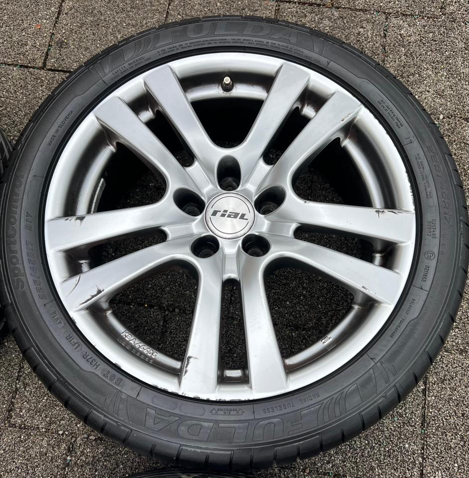ALU 17" SOMMERRÄDER AUDI A4 8E 8H SKODA SUPERB II VW PASSAT #1ZCH – Bild 6