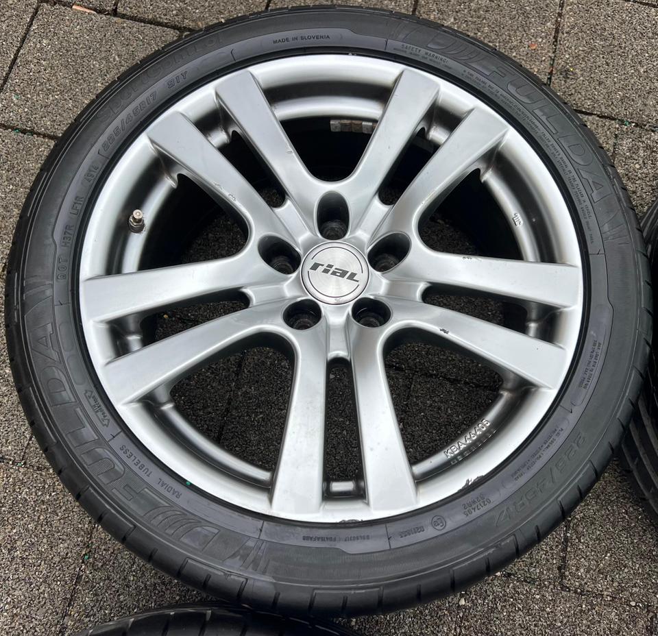 ALU 17" SOMMERRÄDER AUDI A4 8E 8H SKODA SUPERB II VW PASSAT #1ZCH – Bild 4