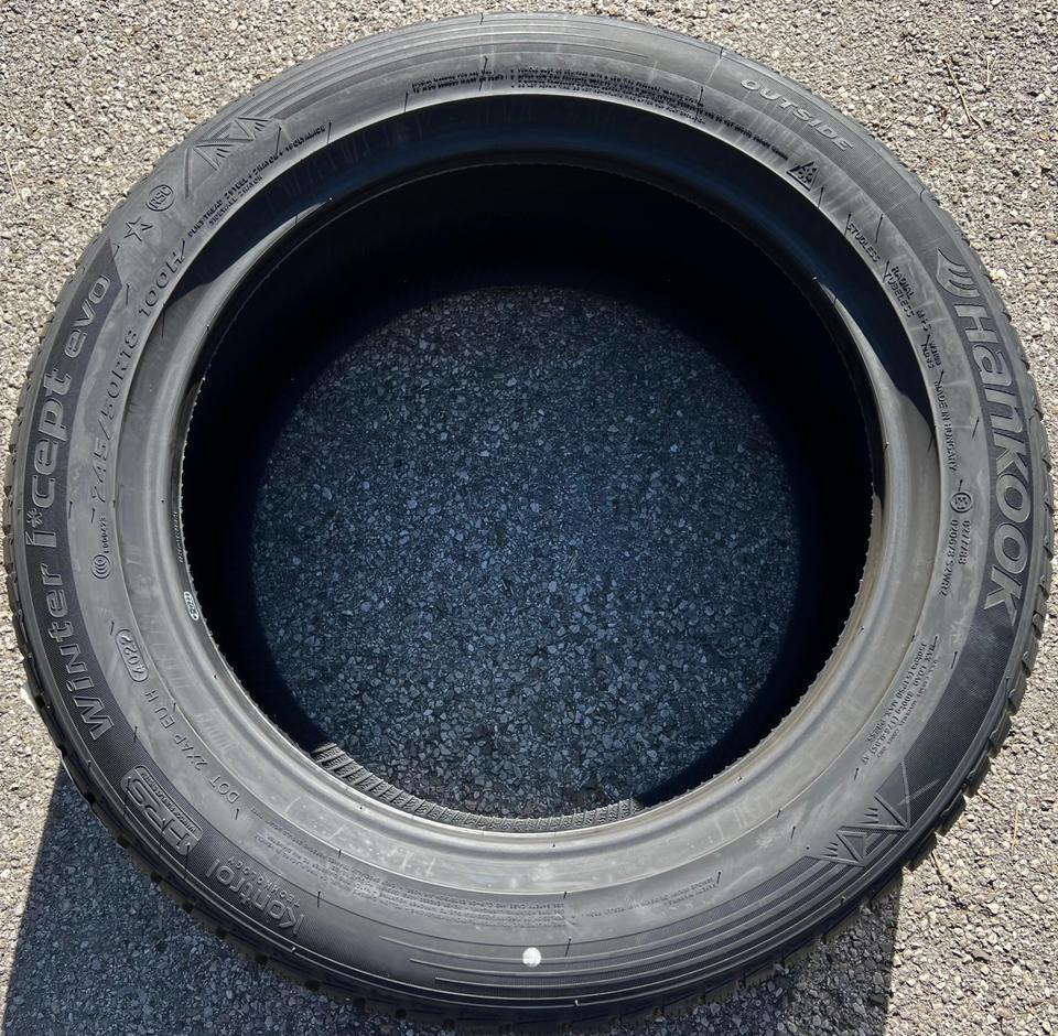 1 x 245/50R18 100H HANKOOK WINTERREIFEN RUNFLAT 2022 * NEU #1OXK – Bild 2