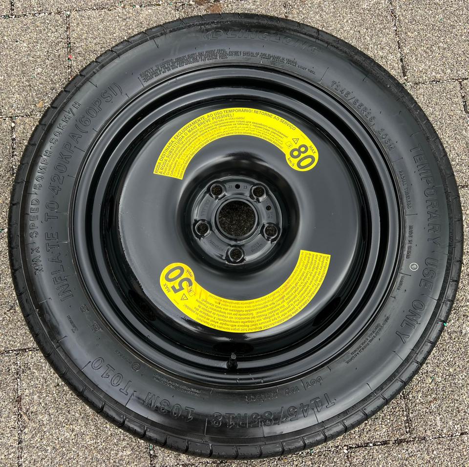 1 X NOTRAD AUDI Q3 F3 SEAT TARRACO SKODA KODIAQ VW TIGUAN #1Y4P