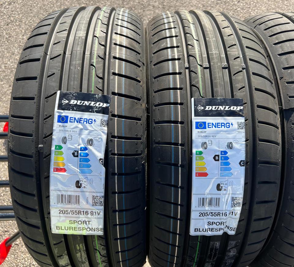 4x 205/55R16 91V DUNLOP SPORT BLURESPONSE SOMMERREIFEN NEU #1ACG – Bild 2