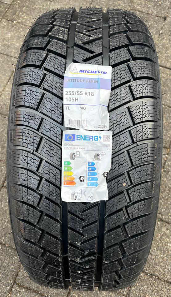 1x 255/55R18 105H MICHELIN LATITUDE ALPIN WINTERREIFEN NEU #1Q7M