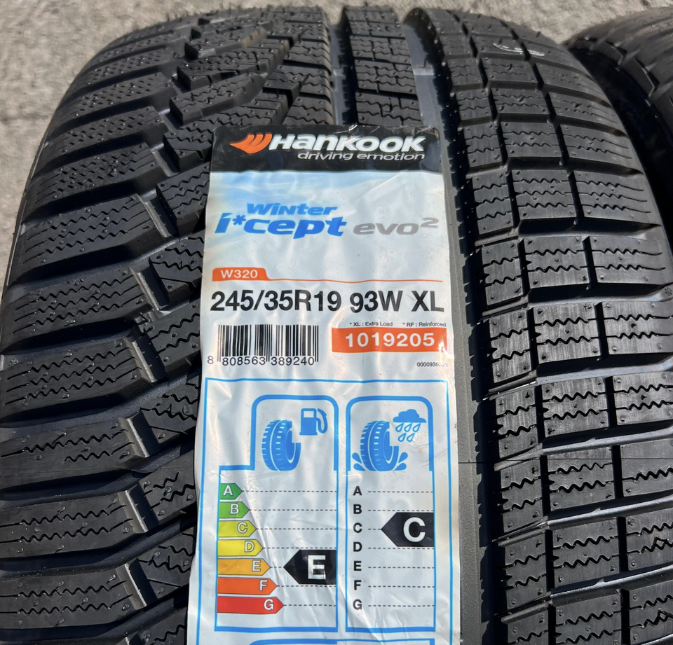 4x 245/35R19 93W HANKOOK WINTER I*CEPT EVO WINTERREIFEN NEU #235Z – Bild 5