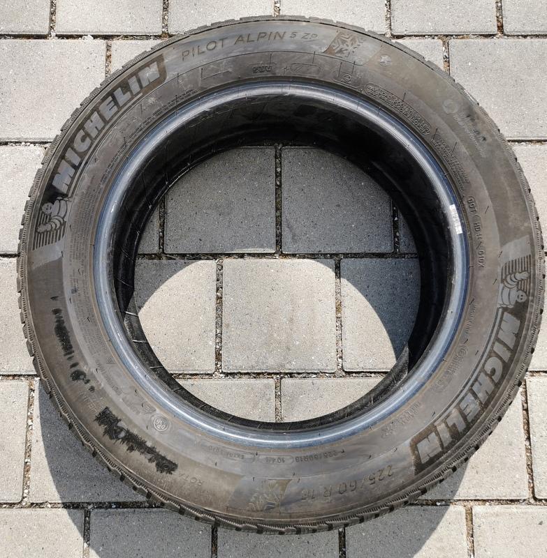 1x 225/60R18 104H MICHELIN PILOT ALPIN 5 RUNFLAT 2021 #13VM – Bild 3