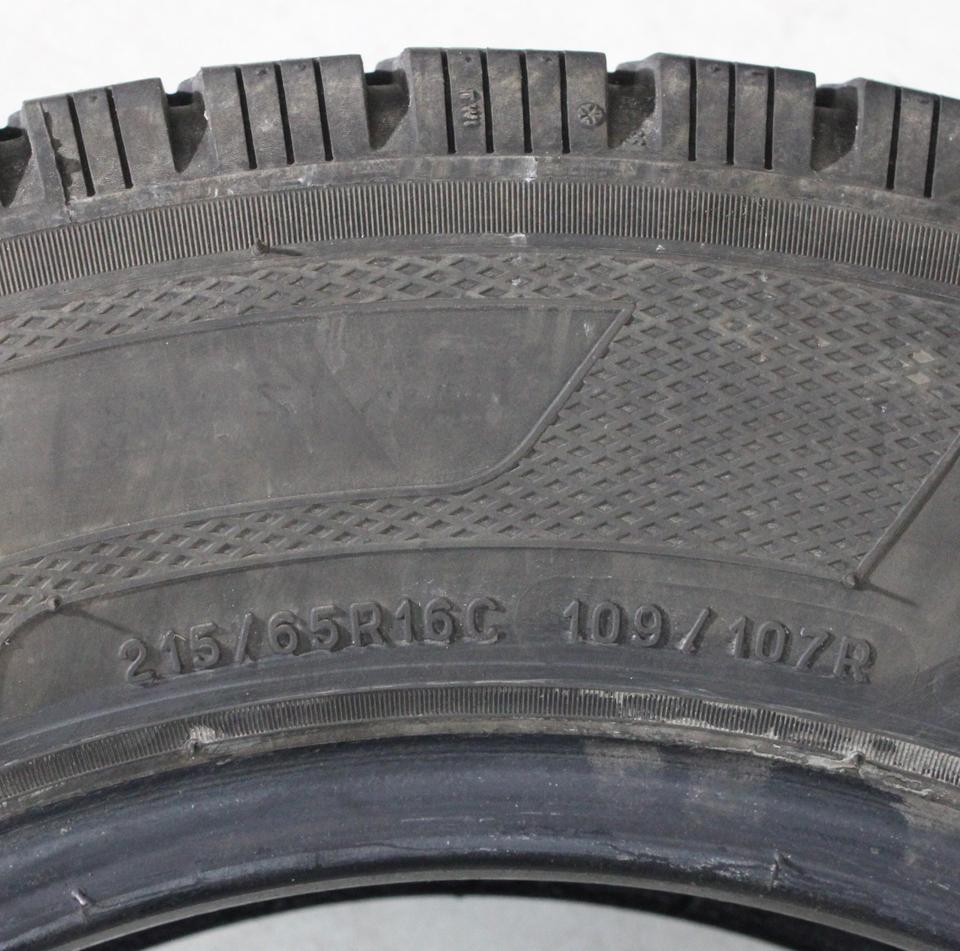 4x 215/65R16C 109/107R KLEBER TRANSALP 2 WINTERREIFEN #22CR – Bild 6