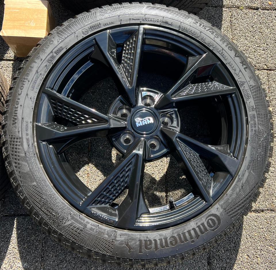 ALU WINTERRÄDER AUDI A1 8X SEAT IBIZA SKODA FABIA VW POLO #1NVQ – Bild 6