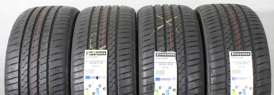 4x 225/40R18 92Y FIRESTONE ROADHAWK SOMMERREIFEN XL #23KM – Bild 2