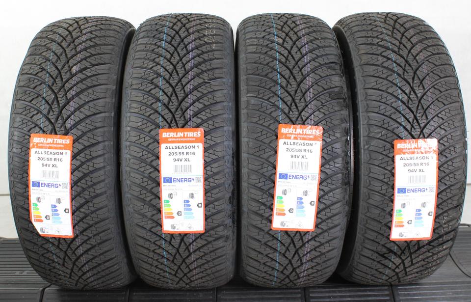 4x 205/55R16 94V BERLIN TIRES GANZJAHRESREIFEN 2024 NEU #1WQO