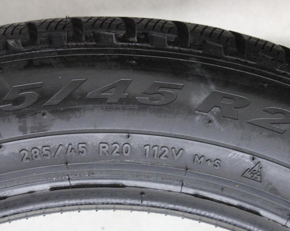 4x 285/45R20 112V PIRELLI SCORPION WINTER AO WINTERREIFEN #23TZ – Bild 6