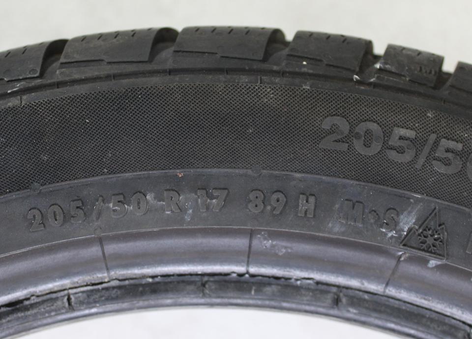 4x 205/50R17 89H CONTINENTAL WINTERREIFEN RUNFLAT * #1QOX – Bild 6