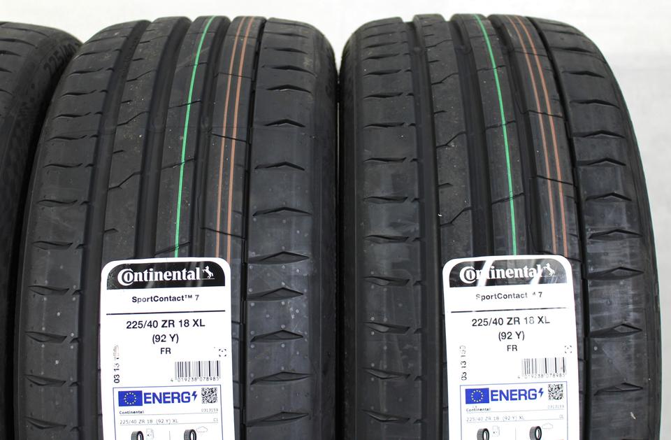 4x 225/40R18 92Y CONTINENTAL SPORT CONTACT 7 SOMMERREIFEN #1KIE – Bild 4