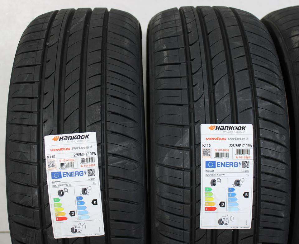 4x 225/55R17 97W HANKOOK VENTUS PRIME 2 SOMMERREIFEN 2023 #1IWS – Bild 3