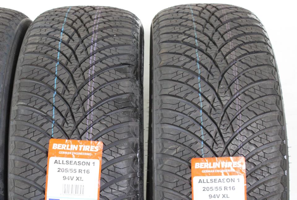 4x 205/55R16 94V BERLIN TIRES GANZJAHRESREIFEN 2024 NEU #1WQO – Bild 4