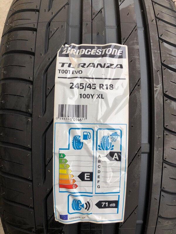 1x 245/45R18 100Y BRIDGESTONE TURANZA T001 EVO NEU 2017 #6447 – Bild 2