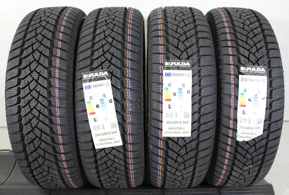 4x 205/60R16 92H FULDA KRISTALL CONTROL HP2 WINTERREIFEN #1Q2Y