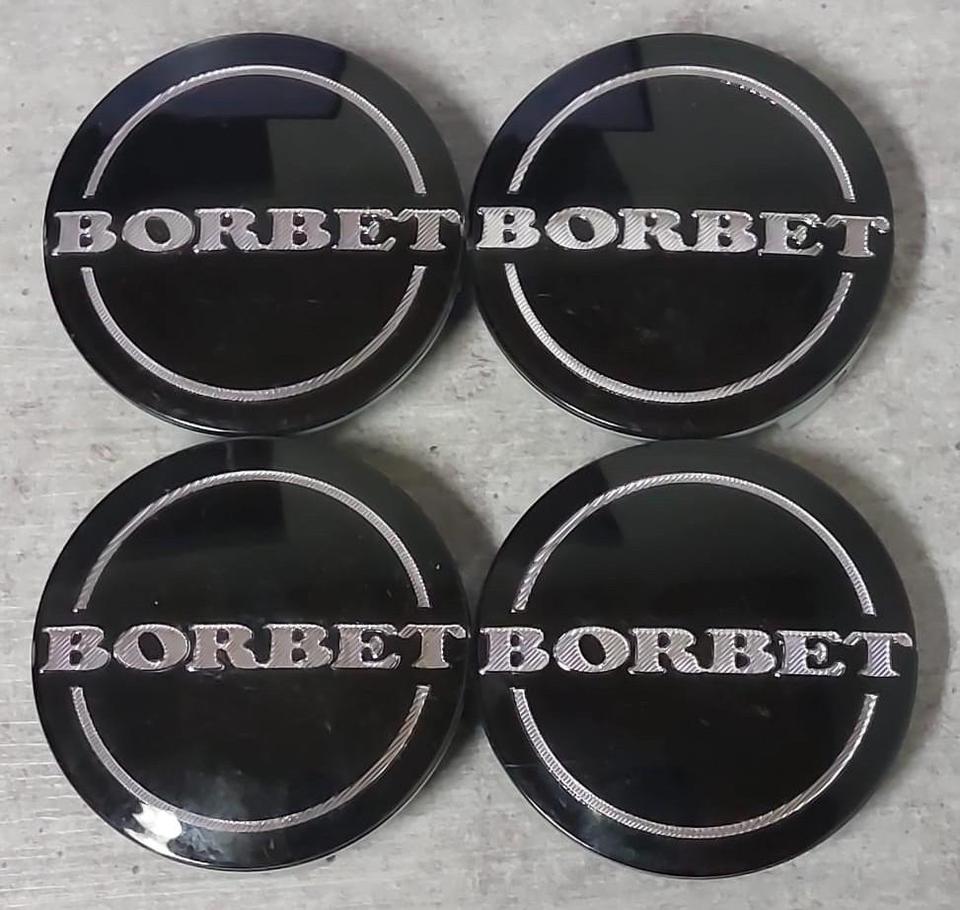 4x NABENDECKEL BORBET 55mm 74404 FREIHAUS #20BM – Bild 2