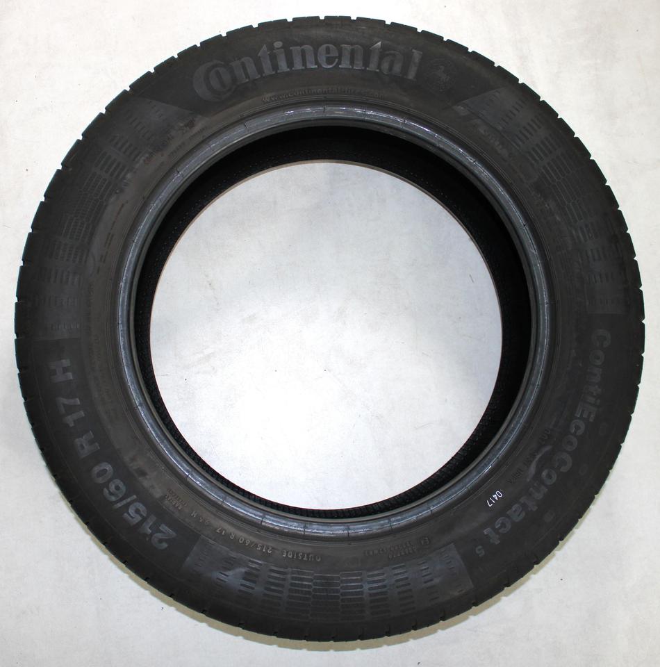 4x 215/60R17 96H CONTINENTAL ECO CONTACT 5 SOMMERREIFEN #1LHL – Bild 8