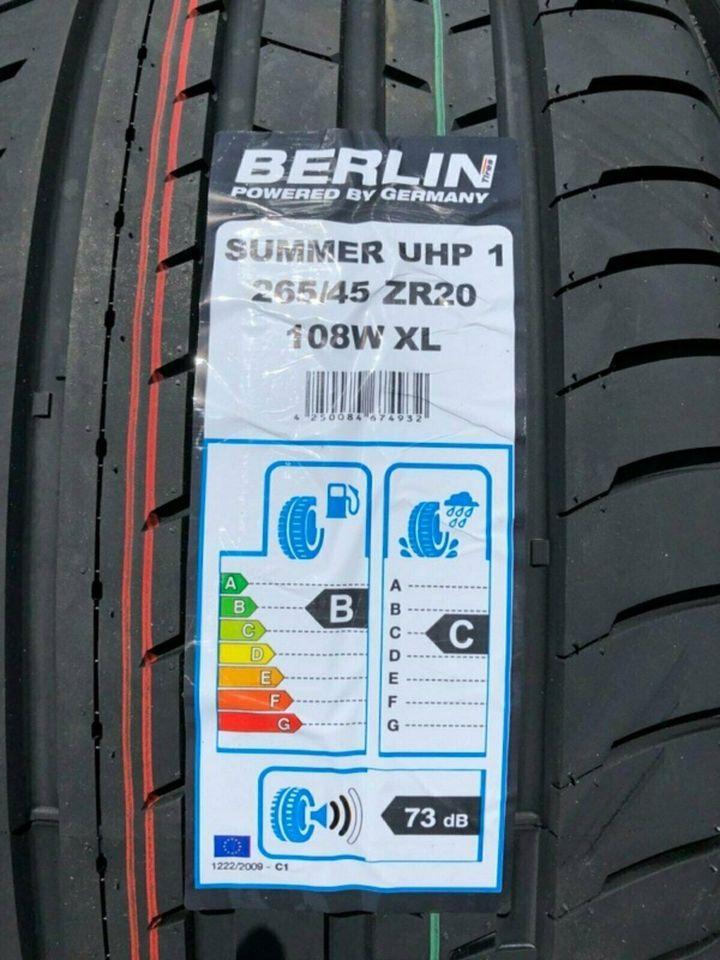 4x 225/55R17 97V BERLIN TIRES SUMMER UHP1 SOMMERREIFEN #120J – Bild 4