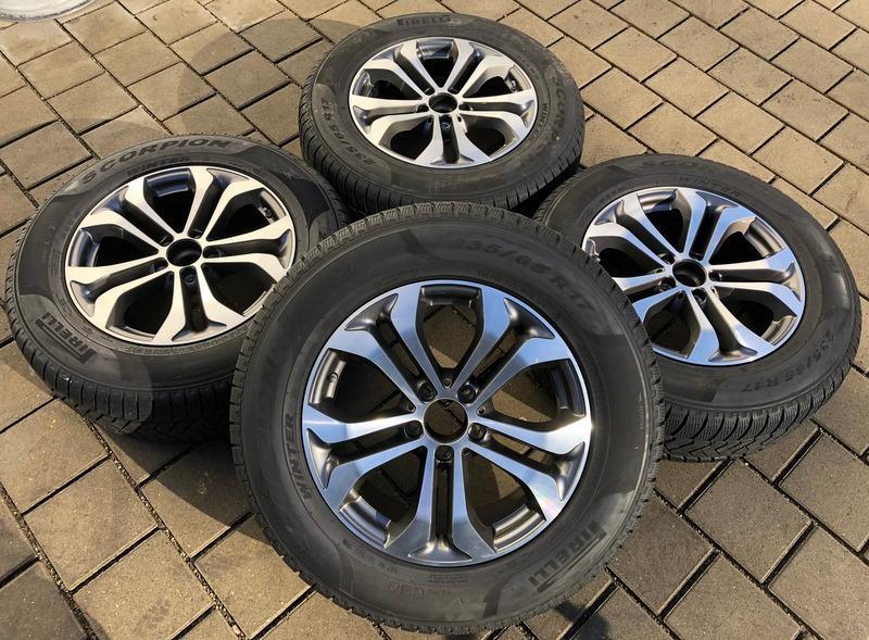 ORIGINAL 17" ALU WINTERRÄDER MERCEDES GLC-KLASSE 204X X253 #9513