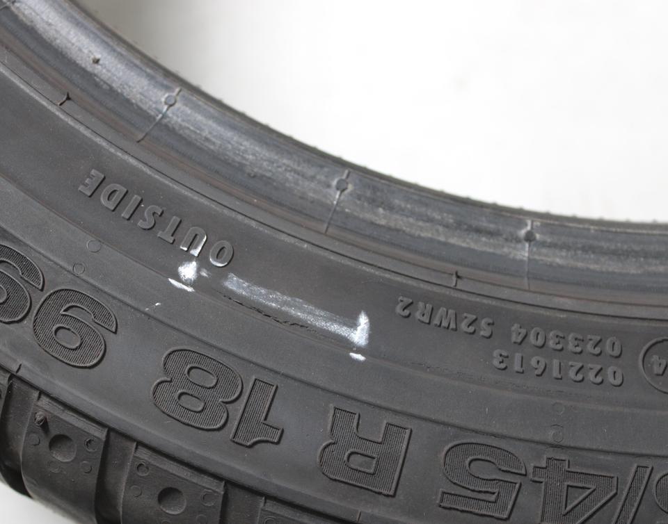 1x 255/45R18 99Y CONTINENTAL SPORT CONTACT 2 SOMMERREIFEN #164V – Bild 3