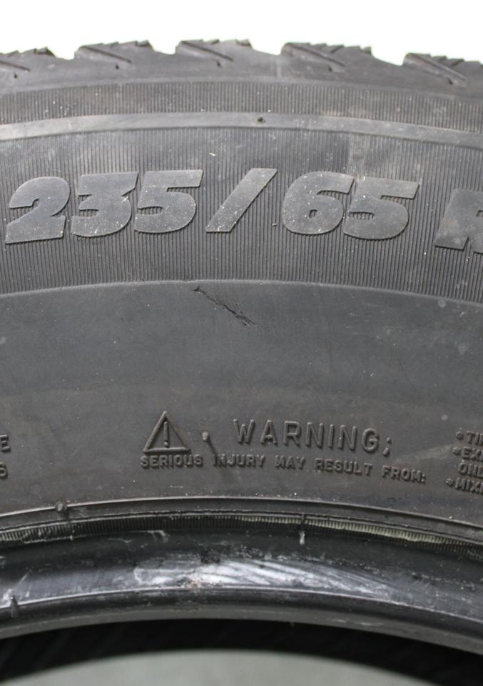 4x 235/65R19 109V MICHELIN WINTERREIFEN 5-5,5MM 2017 XL #1V4C – Bild 7