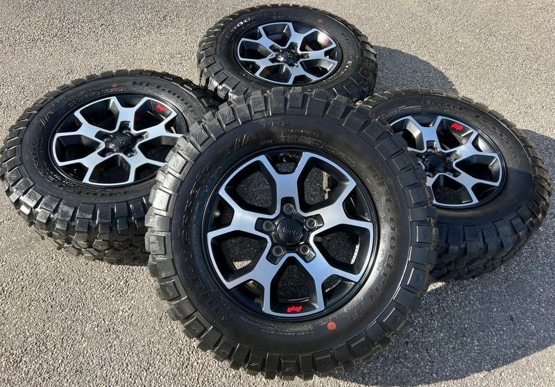 5 ORIGINAL 17" ALU SOMMERRÄDER JEEP WRANGLER JL 255/75R17 #12RC