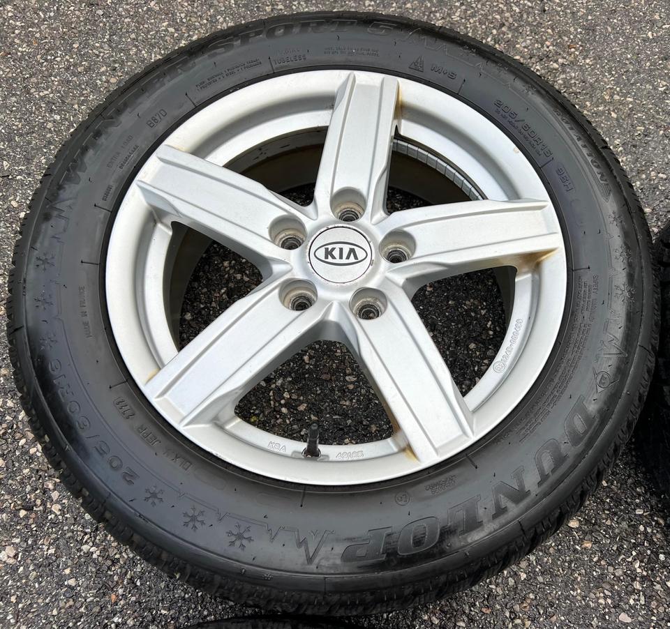 ALU WINTERRÄDER KIA NIRO OPTIMA SOUL CEED 205/60R16 96H TOP #1B6B – Bild 5