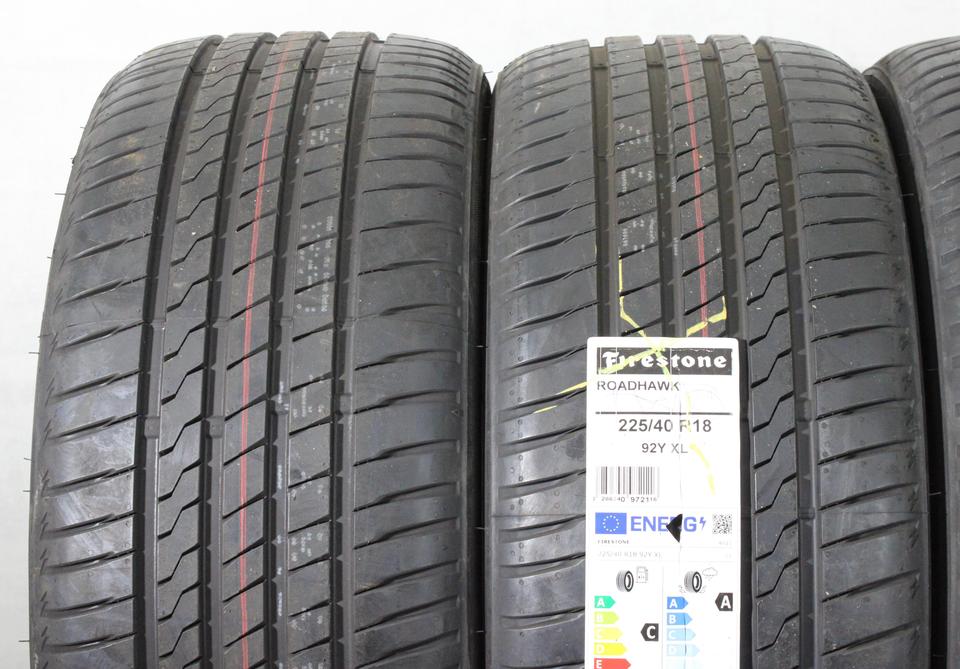 4x 225/40R18 92Y FIRESTONE ROADHAWK SOMMERREIFEN XL #23KM – Bild 3